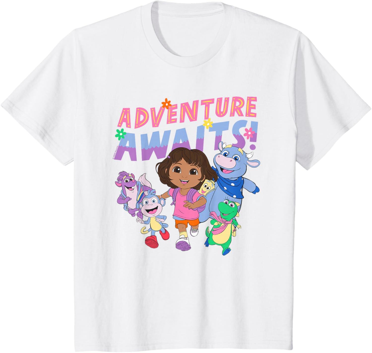 imageDora 2024 Adventure Awaits TShirtWhite
