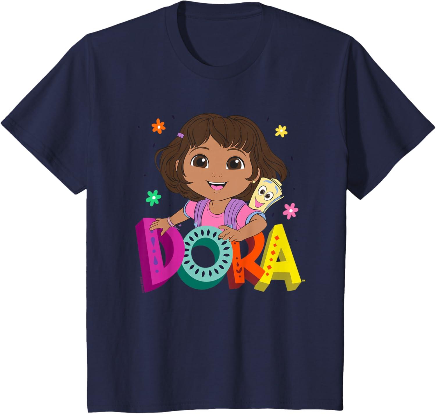 imageDora 2024 Dora and Map Logo TShirtNavy Blue