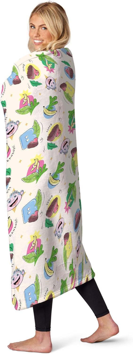 imageNORTHWEST Dora The Explorer More to Explore Silk Touch Throw Blanket Soft Fleece Cartoon Character 50 x 60 inchesBoots Pattern