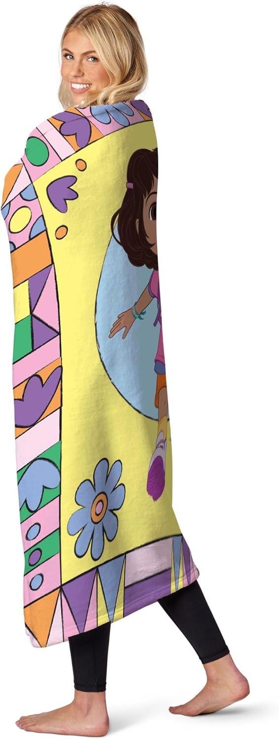 imageNORTHWEST Dora The Explorer More to Explore Silk Touch Throw Blanket Soft Fleece Cartoon Character 50 x 60 inchesRunning Dora