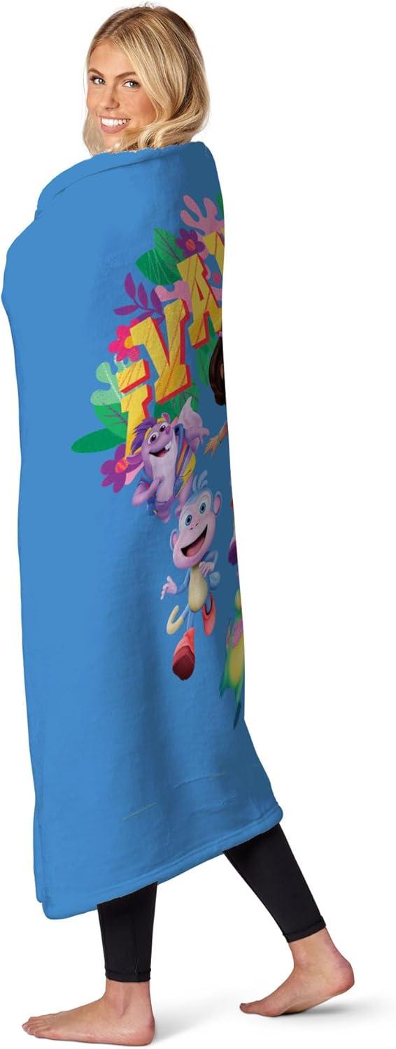 imageNORTHWEST Dora The Explorer More to Explore Silk Touch Throw Blanket Soft Fleece Cartoon Character 50 x 60 inchesVamos