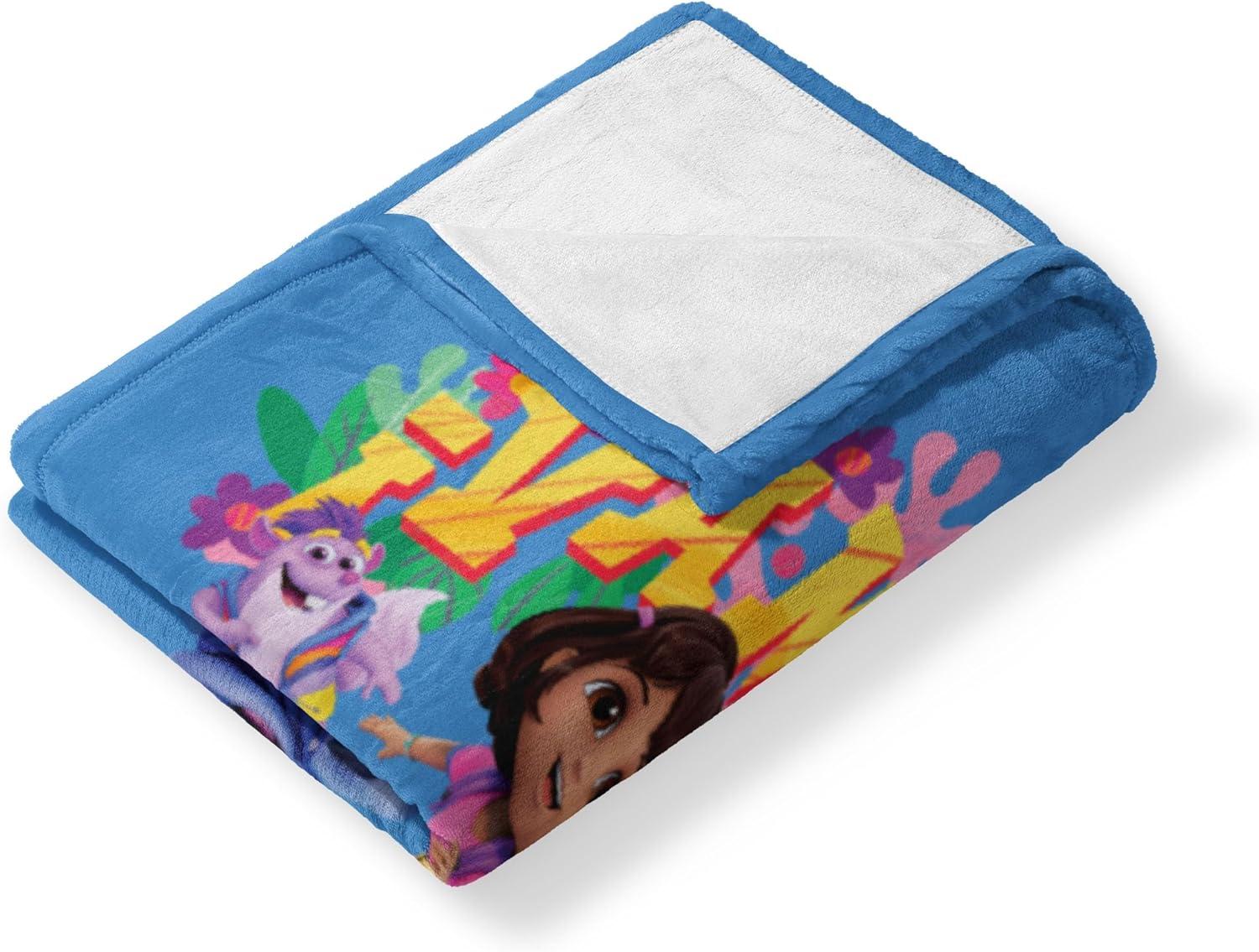imageNORTHWEST Dora The Explorer More to Explore Silk Touch Throw Blanket Soft Fleece Cartoon Character 50 x 60 inchesVamos