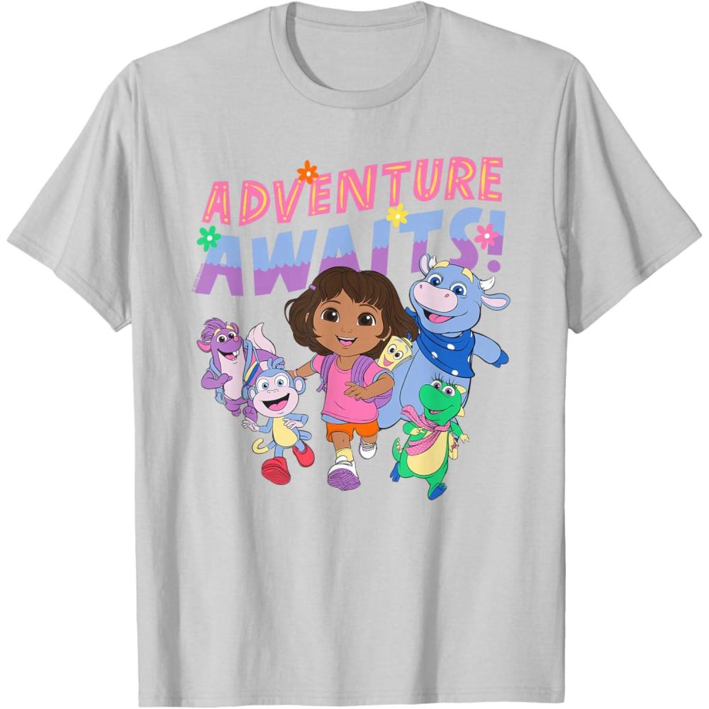 imageDora 2024 Adventure Awaits TShirtSilver Grey