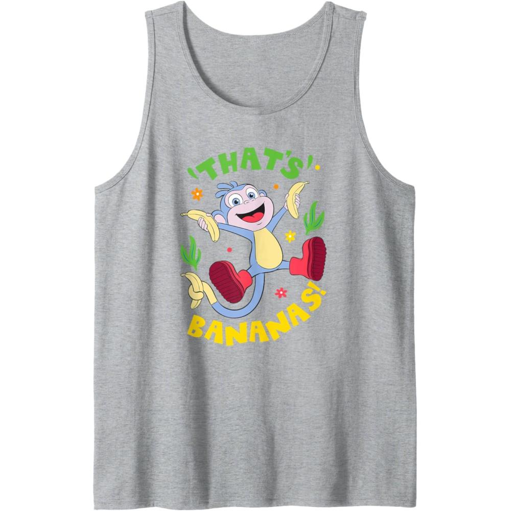 imageDora 2024 Boots Thats Bananas Tank TopHeather Grey