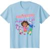 Dora (2024) Adventure Awaits T-Shirt(Baby Blue)