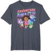 Dora (2024) Adventure Awaits T-Shirt(Heather Blue)