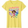 Dora (2024) Adventure Awaits T-Shirt(Lemon Yellow)