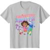 Dora (2024) Adventure Awaits T-Shirt(Silver Grey)