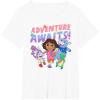 Dora (2024) Adventure Awaits T-Shirt(White)