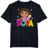 Dora (2024) Dora and Map Logo T-Shirt(Black)