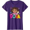 Dora (2024) Dora and Map Logo T-Shirt(Purple)