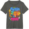Dora (2024) The Fiesta Trio T-Shirt(Asphalt Grey)