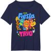 Dora (2024) The Fiesta Trio T-Shirt(Navy Blue)
