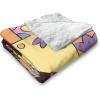 NORTHWEST Dora The Explorer Dora and Friends Collage Silk Touch Sherpa Throw Blanket, Soft Fleece, Cartoon Character, 50 x 60 inches(Running Dora)