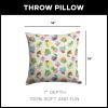 NORTHWEST Printed Throw Pillow, Square, Got Your Backpack(Boots Pattern)
