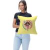 NORTHWEST Printed Throw Pillow, Square, Got Your Backpack(Vamos Let’s Go)