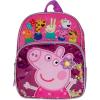 AI ACCESSORY INNOVATIONS Dora The Explorer’s Backpack, 12” Girls Mini Cosplay Backpack, Purple(Peppa)