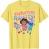 Dora (2024) Adventure Awaits T-Shirt(Lemon Yellow)