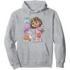 Dora (2024) Hola Dora Sketchy Pullover Hoodie(Heather Grey)