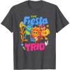 Dora (2024) The Fiesta Trio T-Shirt(Dark Heather Grey)