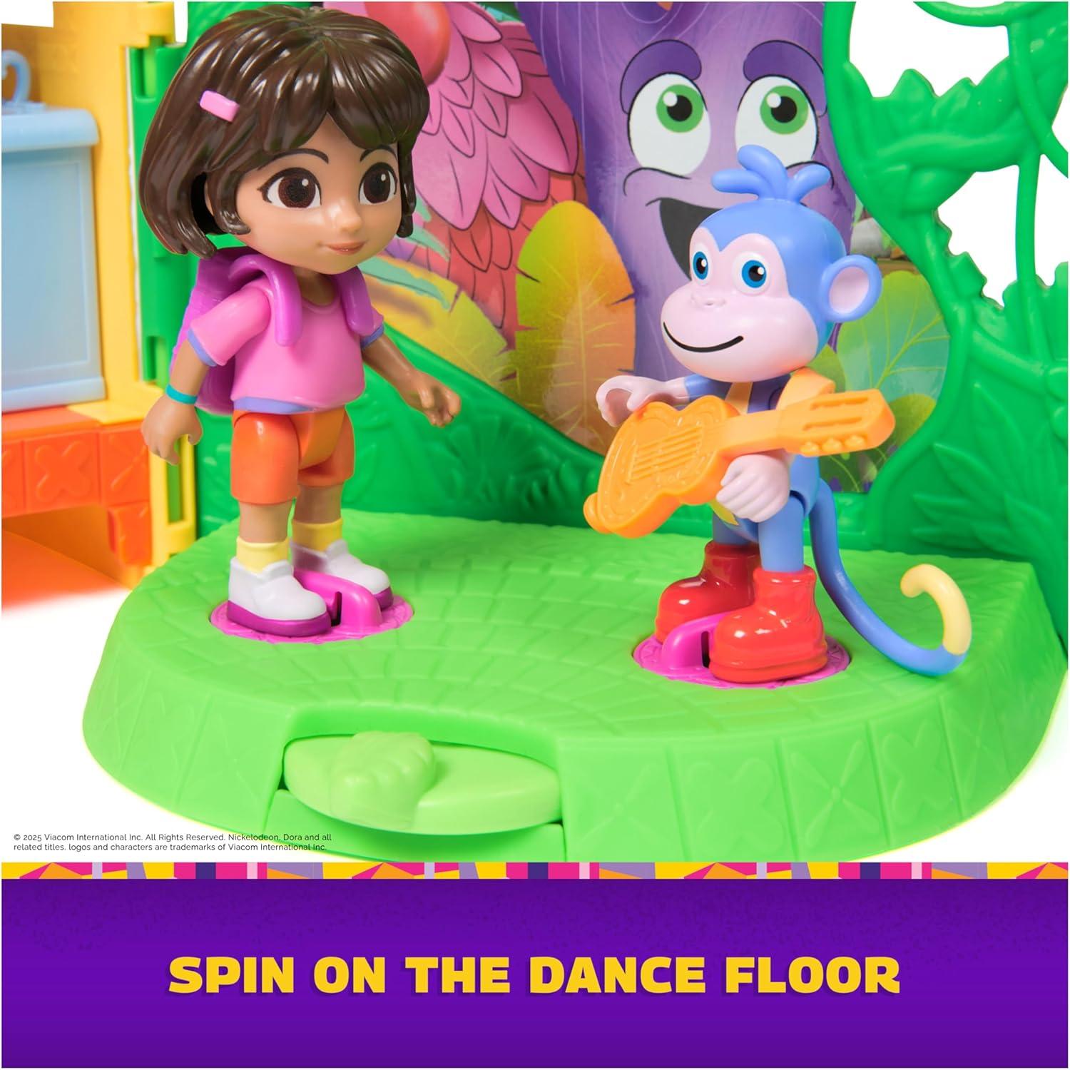 imageDora Explore ampamp Play Rainforest Casita Playset Dora ampamp Boots Figures Dollhouse Furniture Bilingual Phrases Kids Toys for Girls ampamp Boys Ages 3 and Up