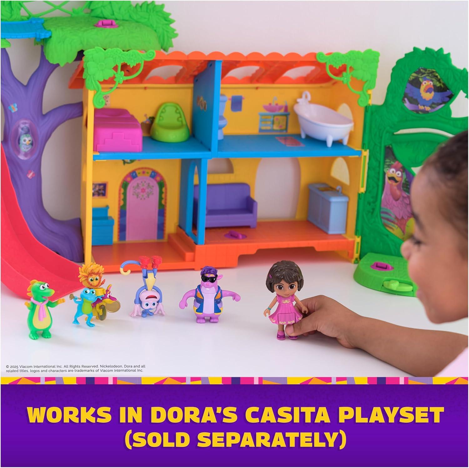 imageDora Fantastic Friends Gift Pack with Dora Boots Tico Isa and The Fiesta Trio Toy Figures Kids Toys for Girls ampamp Boys Ages 3 and Up