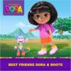 Dora, Best Friends Dora & Boots Set, 6-inch Doll with Clothes, Backpack & Boots Toy Figure, Kids Toys for Girls & Boys Ages 3 and Up