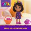 Dora, Dress Up Adventure Dora, 6-inch Doll with Removable Clothes & Accessories, Kids Toys for Girls & Boys Ages 3 and Up