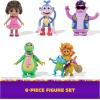 Dora, Fantastic Friends Gift Pack with Dora, Boots, Tico, Isa, and The Fiesta Trio, Toy Figures, Kids Toys for Girls & Boys Ages 3 and Up