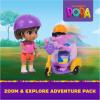Dora, Zoom & Explore Adventure Pack with Dora & Tico Toy Figures & 3-Wheeled Scooter Accessory, Kids Toys for Girls & Boys Ages 3 and Up