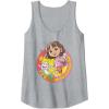 Dora (2024) Dora and Boots Team Tank Top(Heather Grey)