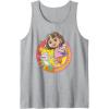 Dora (2024) Dora and Boots Team Tank Top(Heather Grey)