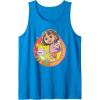 Dora (2024) Dora and Boots Team Tank Top(Sapphire Blue)