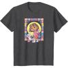 Kids Dora (2024) – Boots Mosaic T-Shirt(Dark Heather Grey)