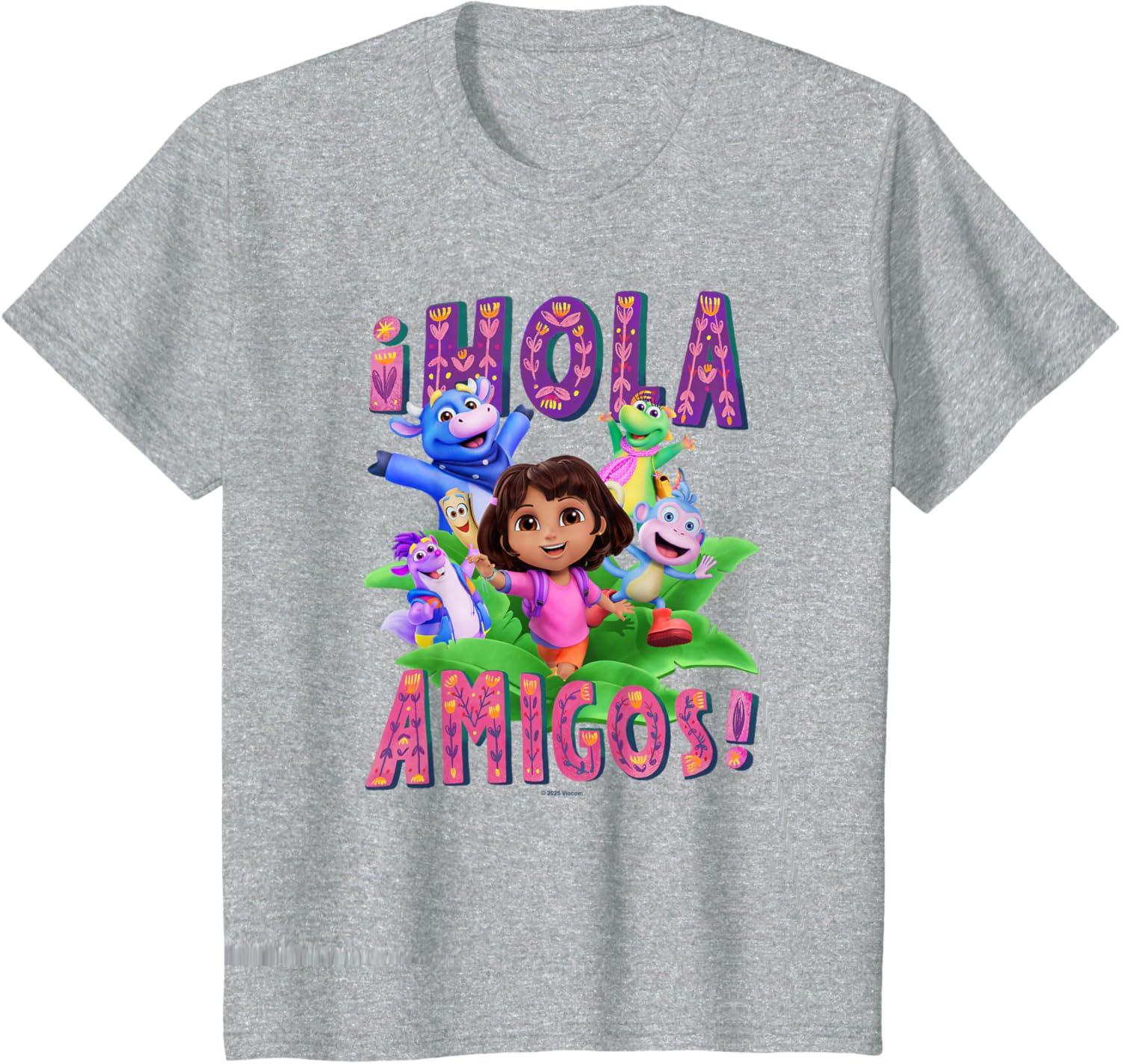 imageDora 2024 Hola Amigos TShirtHeather Grey