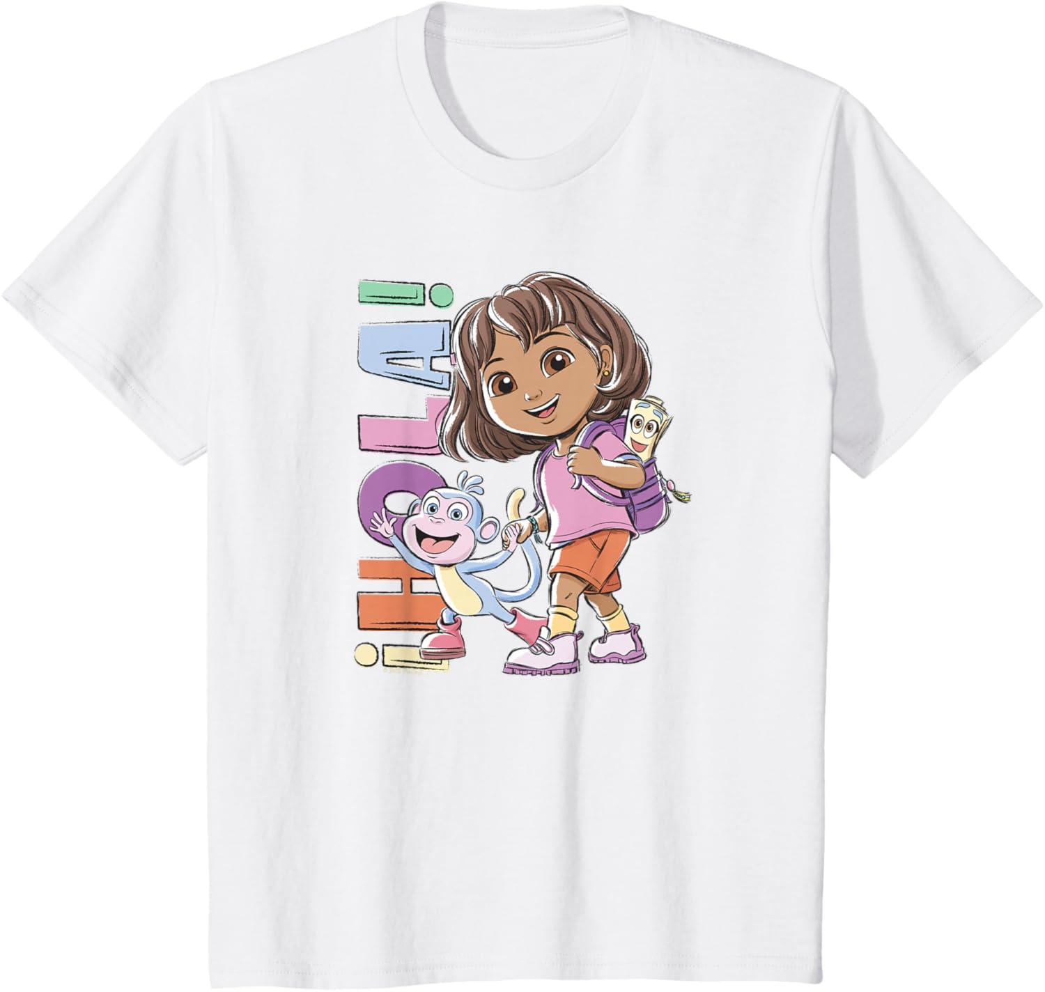 imageDora 2024 Hola Dora Sketchy TShirtWhite