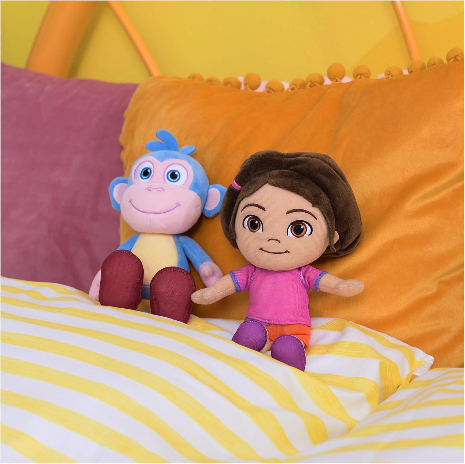 imageDora Official Boots Plush Doll Educational Toys Plush Toys Stuffed Monkey for Ages 3 and Up 8