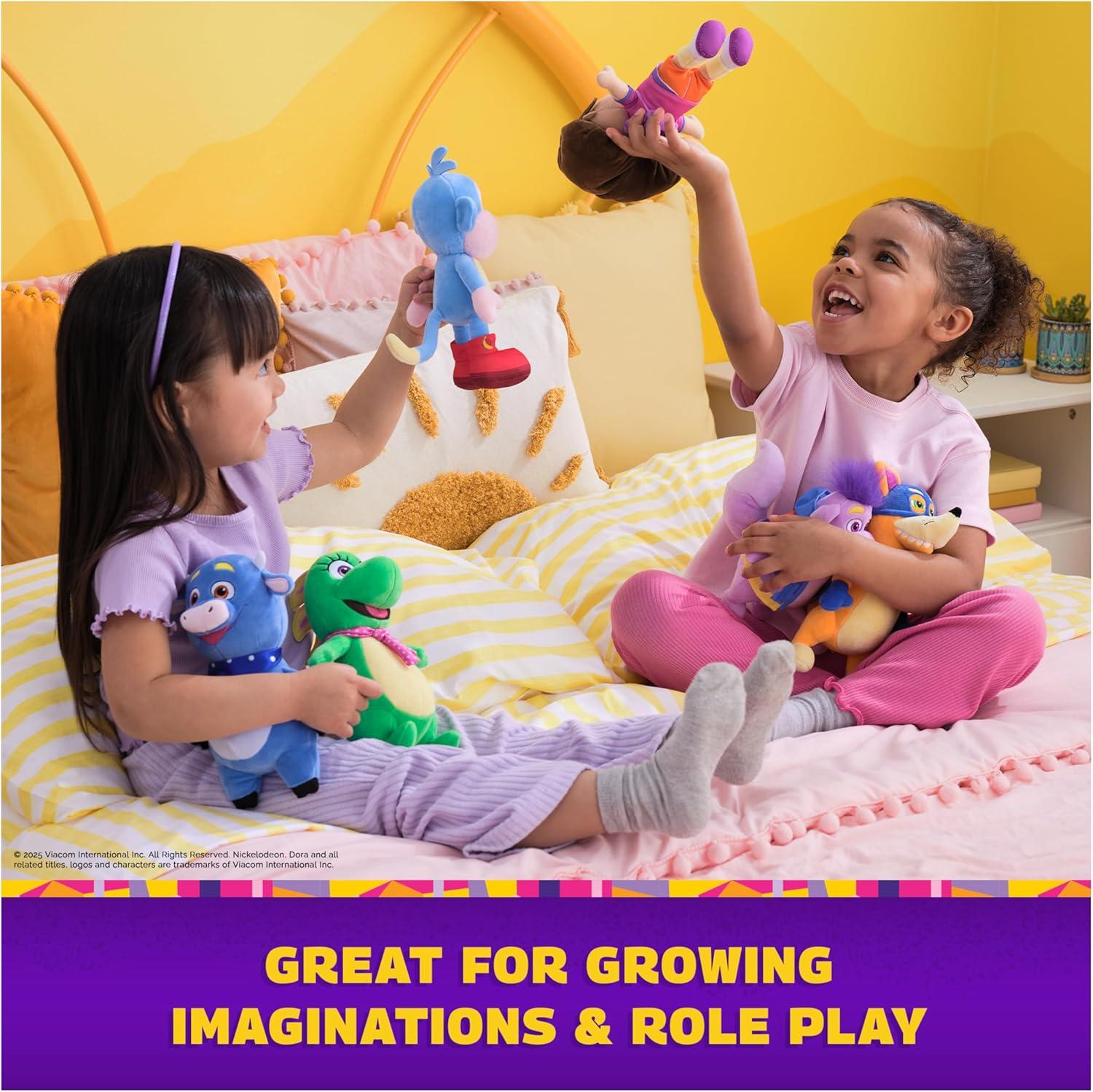 imageDora Official Isa Plush Iguana Educational Toys Plush Toys Lizard Stuffed Animal for Ages 3 and Up 8