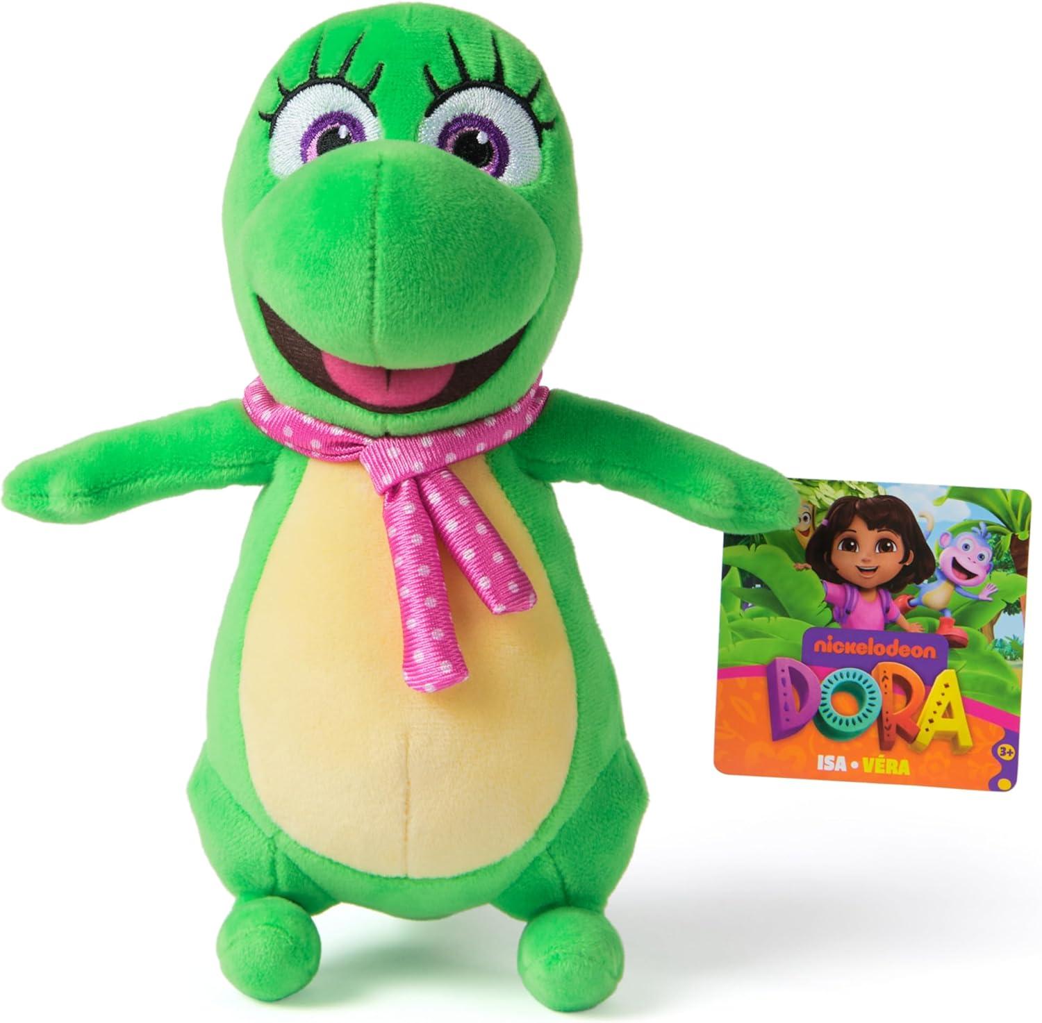 imageDora Official Isa Plush Iguana Educational Toys Plush Toys Lizard Stuffed Animal for Ages 3 and Up 8