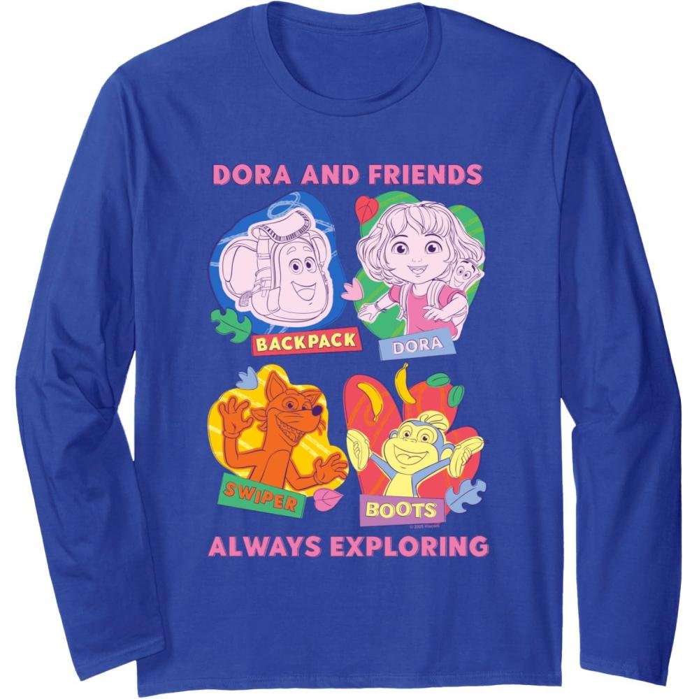 imageDora 2024 Dora and Friends Long Sleeve TShirtRoyal Blue