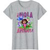 Dora (2024) Hola Amigos T-Shirt(Heather Grey)
