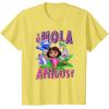 Dora (2024) Hola Amigos T-Shirt(Lemon Yellow)