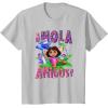 Dora (2024) Hola Amigos T-Shirt(Silver Grey)