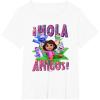 Dora (2024) Hola Amigos T-Shirt(White)