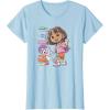 Dora (2024) Hola Dora Sketchy T-Shirt(Baby Blue)