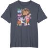 Dora (2024) Hola Dora Sketchy T-Shirt(Heather Blue)