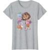 Dora (2024) Hola Dora Sketchy T-Shirt(Heather Grey)