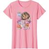 Dora (2024) Hola Dora Sketchy T-Shirt(Pink)