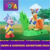 Dora, Swipe & Surprise Adventure Pack, with Boots & Swiper Toy Figures and 2 Accessories, Kids Toys for Girls & Boys Ages 3 and Up