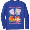 Dora (2024) Dora and Friends Long Sleeve T-Shirt(Royal Blue)